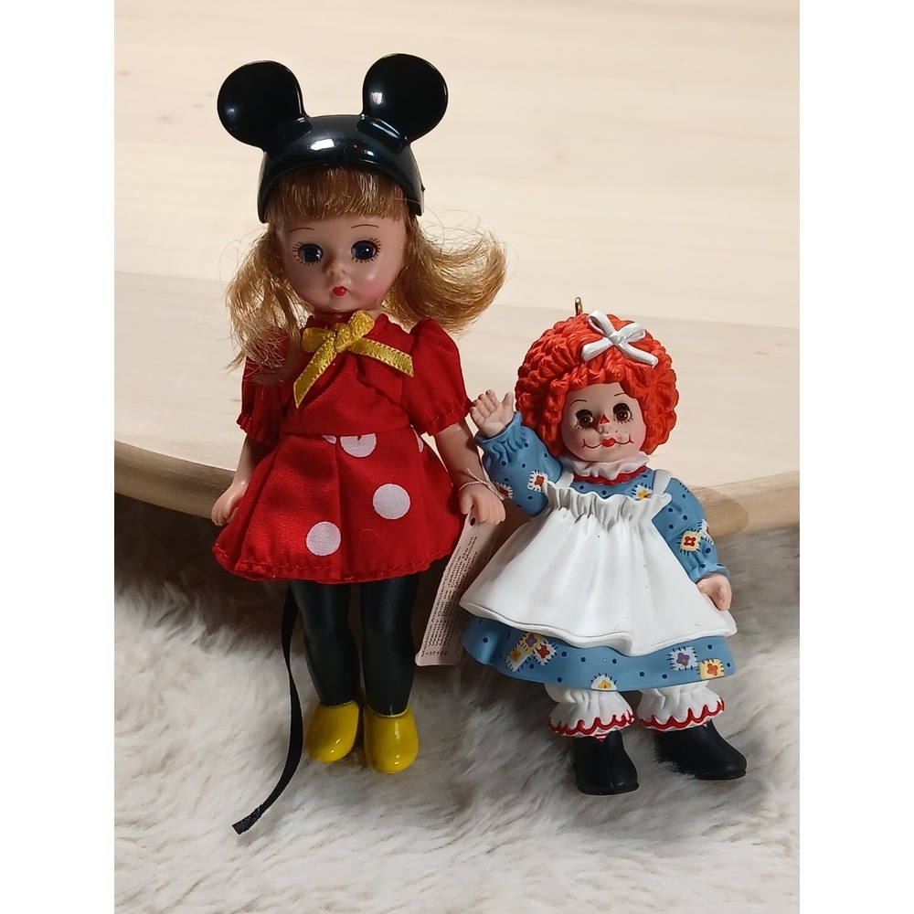 Hallmark Madame Alexander Ornament Mop Top Wendy Doll 1998 / Minnie Mouse Doll